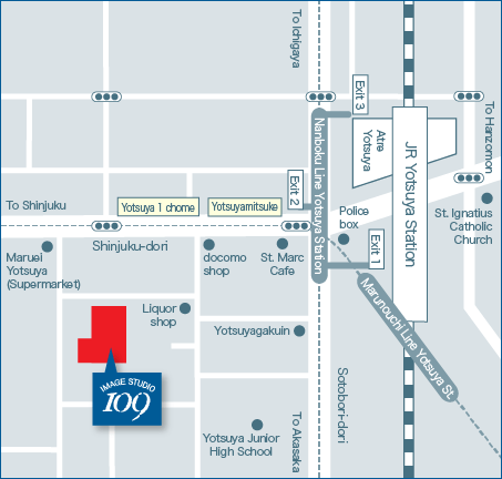 Yotsuya Studio MAP